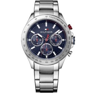 1791228-tommy-hilfiger-watch-men-blue-dial-stainless-steel-metal-silver-strap-quartz-analog-day-date-month-hudson-egypt