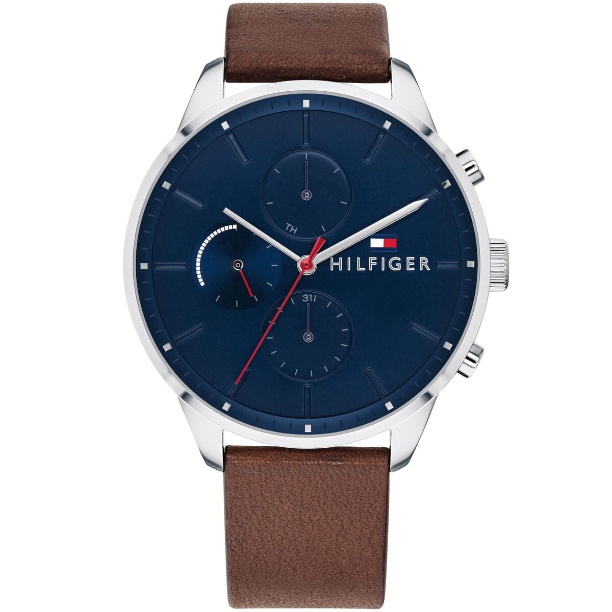 1791487-tommy-hilfiger-watch-men-blue-dial-leather-brown-strap-quartz-analog-day-date-month-chase