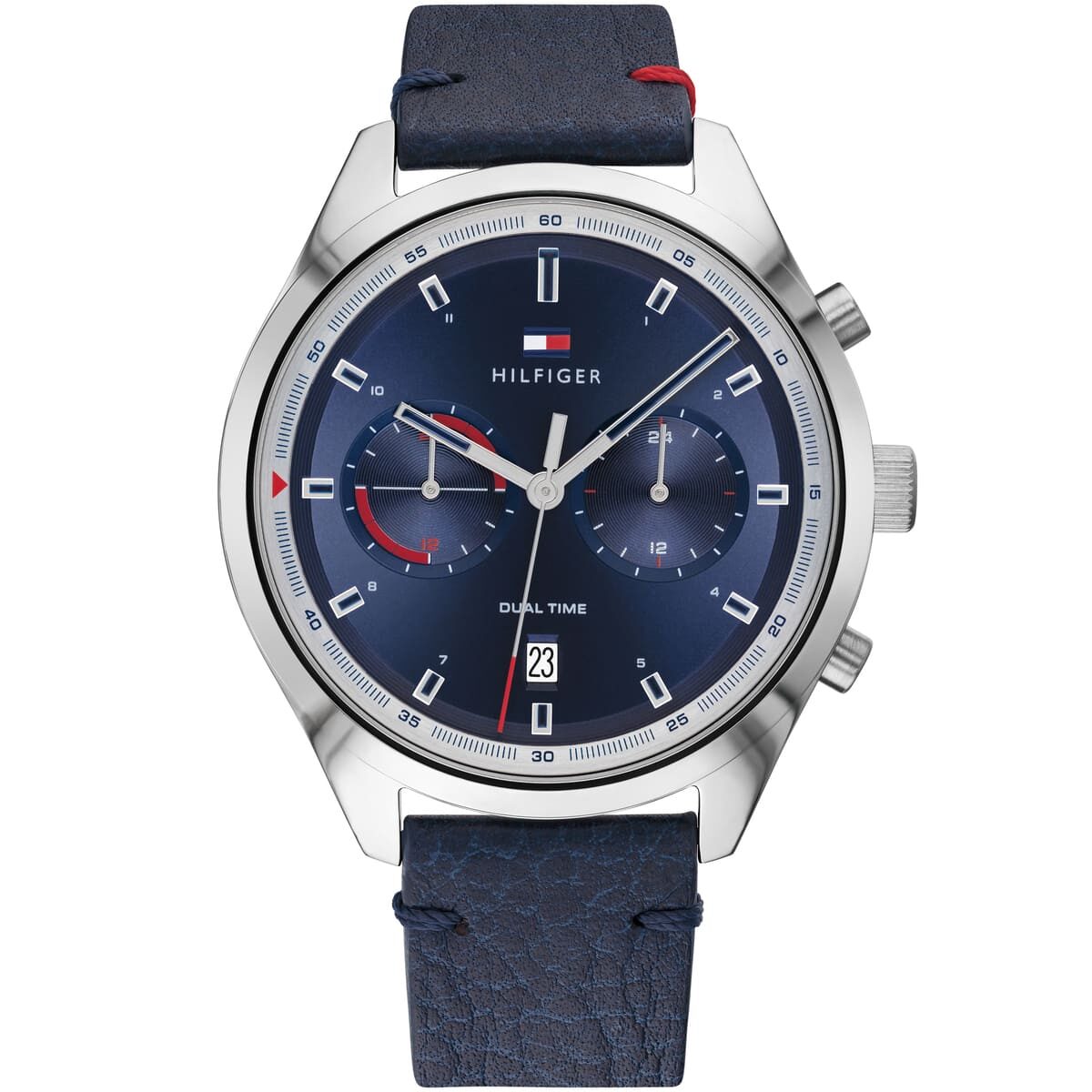 1791728-tommy-hilfiger-watch-men-blue-dial-leather-strap-quartz-analog-dual-time-bennett