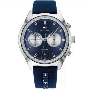1791781-tommy-hilfiger-watch-men-blue-dial-rubber-strap-quartz-analog-dual-time-bennett