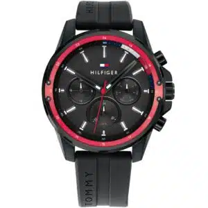 1791793-tommy-hilfiger-watch-men-black-dial-rubber-strap-quartz-analog-day-date-month-mason
