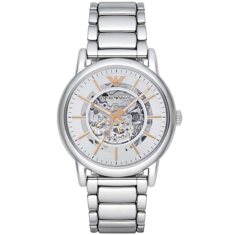 Original-Emporio-Armani-Watch-For-Men-Luigi-AR1980-with-white-dial -stainless-steel-belt-with-silver-color