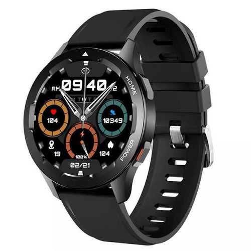 Zeblaze GTR Waterproof Smart Watch with Heart Rate Sensor - Black