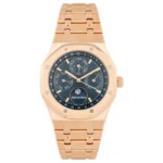 audemars-piguet-royal-oak-perpetual-calendar-original-watvh-moon-blue-dial-rose-gold-metal-strap-egypt