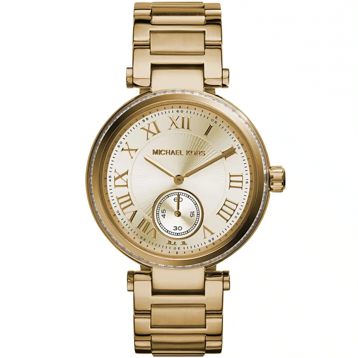 Michael Kors MK5867 Women\'s Stainless Steel Analog Gold Dial Watch BC879 Michael Kors Mk5867 Women main image 3