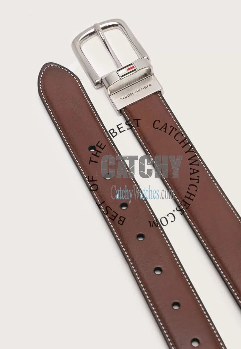 Tommy Hilfiger Belt for men Genuine Leather TH - Image 17