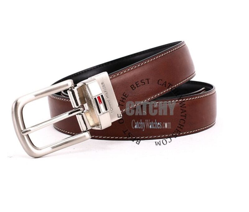 Tommy Hilfiger Belt for men Genuine Leather TH - Image 4
