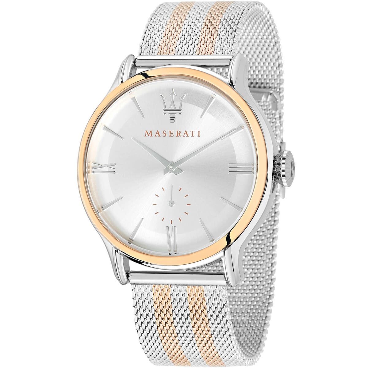 r8853118005-maserati-watch-men-silver-dial-metal-stainless-steel-rose-gold-two-tone-mesh-strap-quartz-battery-analog-three-hand-epoca