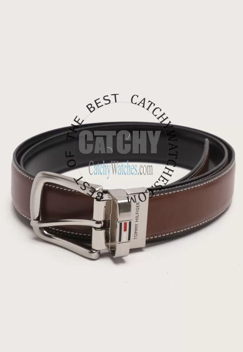Tommy Hilfiger Belt for men Genuine Leather TH - Image 18