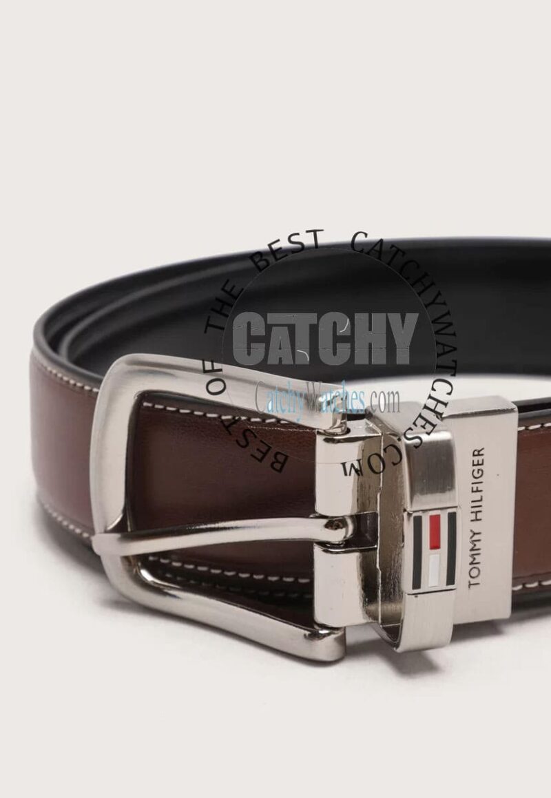Tommy Hilfiger Belt for men Genuine Leather TH - Image 20