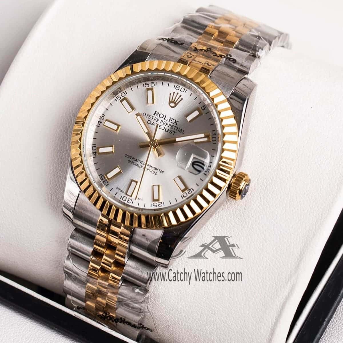 Rolex-Watches-For-Ladies-In-Egypt-With-Silver-Strap-Stainless-Steel-Belt-Gray-Dial-anlog