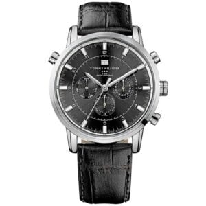 Original-Tommy-Hilfiger-watch-for-men-Harrison-1790875-with-black-dial-leather-belt-with-black-color