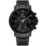 Original-Tommy-Hilfiger-watch-for-men-Daniel-1710383-with-black-dial-stainless-steel-belt-with-black-color