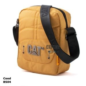 Caterpillar-crossbody-bag-yellow-color-naylon