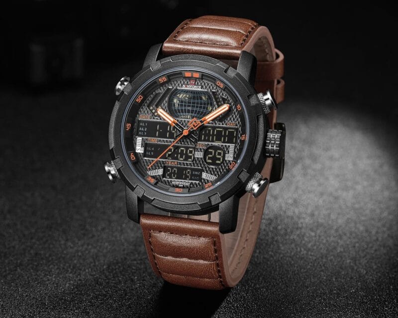 Naviforce Watch For Men NF9160-B-O-L-BN - Image 4