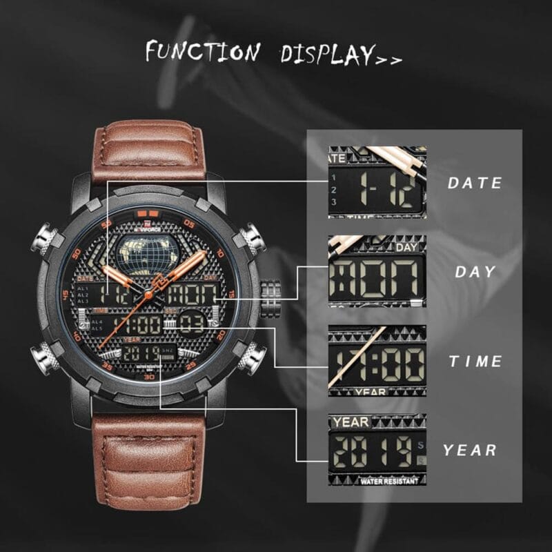 Naviforce Watch For Men NF9160-B-O-L-BN - Image 8