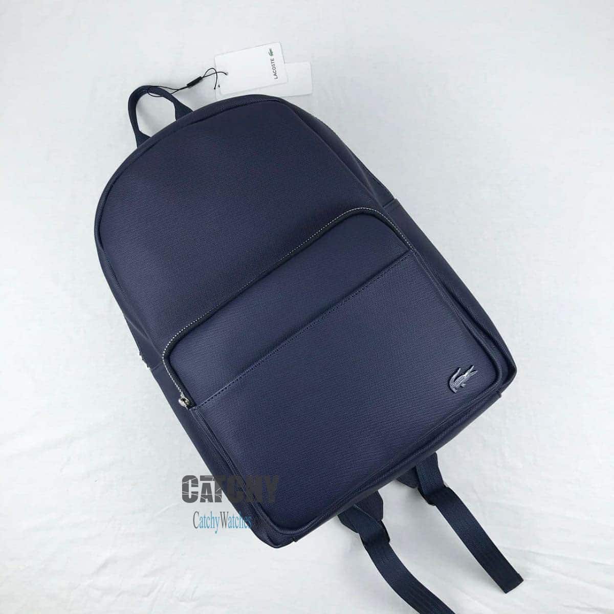 original-lacoste-backpack-bag-blue-color-waterproof