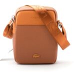 Lacoste-crossbag-with-hand-orange-color-leather-for-men