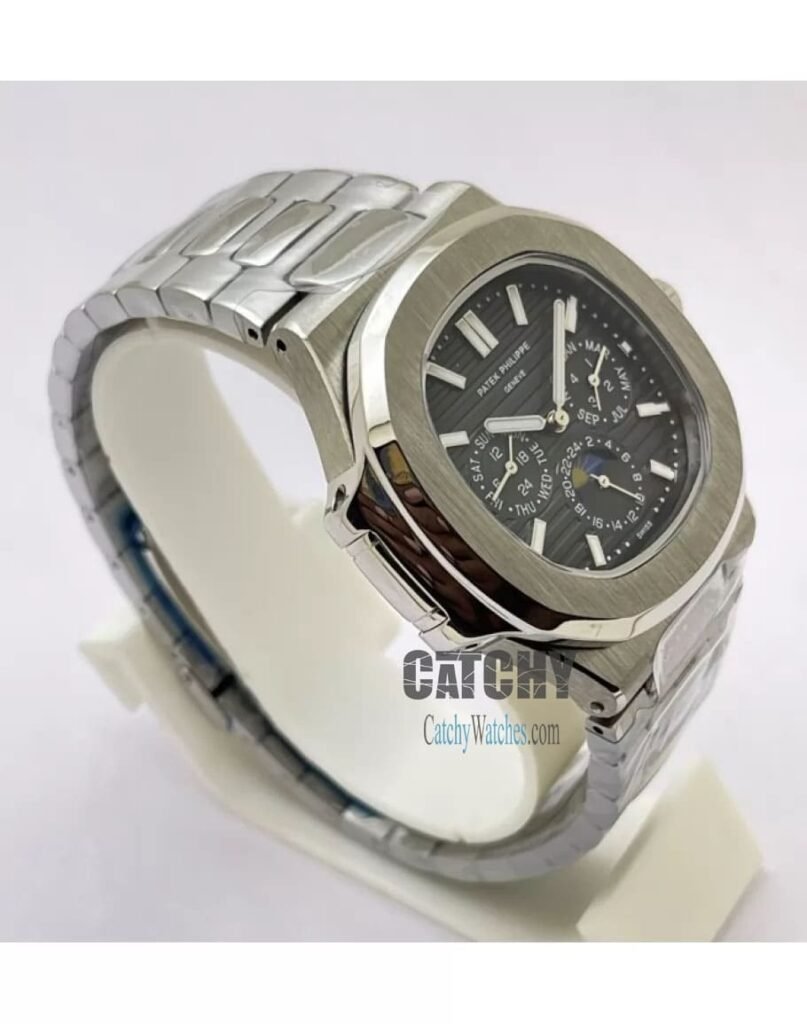 Patek Philippe Silver Watch For Men | Catchy Watches