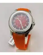 patek-philippe-automatic-watches-anautilus-annual-geneve-model-in-egypt-For-men-with-orang-dial-and-orange-rubber-color-Strap-silver-case-sapphire-crystal patek-philippe-automatic-watches-anautilus-annual-geneve-model-in-egypt-For-men-with-orang-dial-and-orange-rubber-color-Strap-silver-case-sapphire-crystal