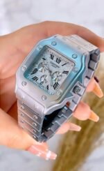 cartier-watch-for-women--in-egypt-silver-color-silver-dial-metal-strap-stainless-steel