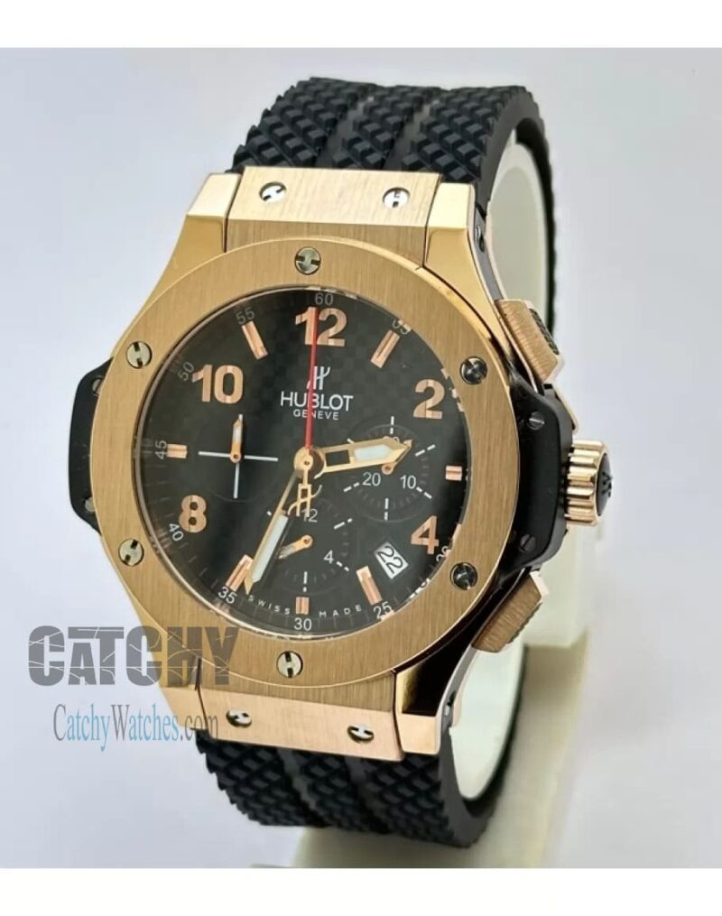 Hublot Geneve Rose Gold Big Bang Watch Egypt For Men - Image 5
