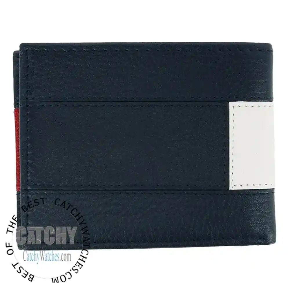 ⁦Tommy Hilfiger Wallet For Men Leather Multi Color⁩ - الصورة ⁦2⁩