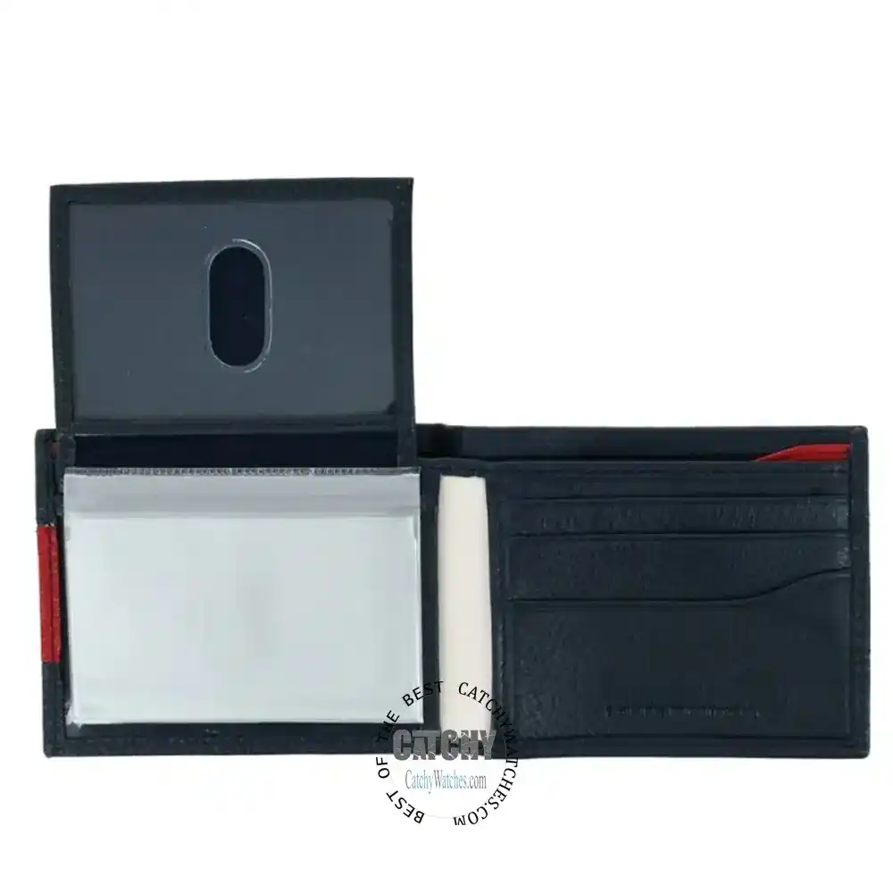 ⁦Tommy Hilfiger Wallet For Men Leather Multi Color⁩ - الصورة ⁦3⁩