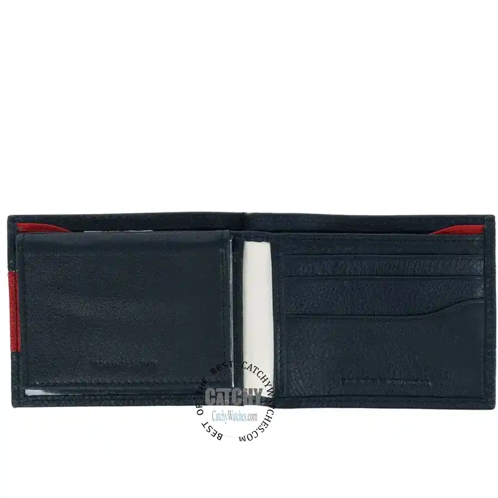 ⁦Tommy Hilfiger Wallet For Men Leather Multi Color⁩ - الصورة ⁦4⁩