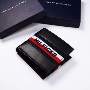 tommy-hifiger-wallet-for-men-mirror-original-leather-black-color-egypt-1