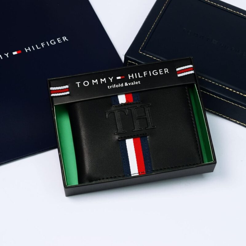 Tommy Hilfiger Men's Wallet Black Leather In Egypt - Image 2
