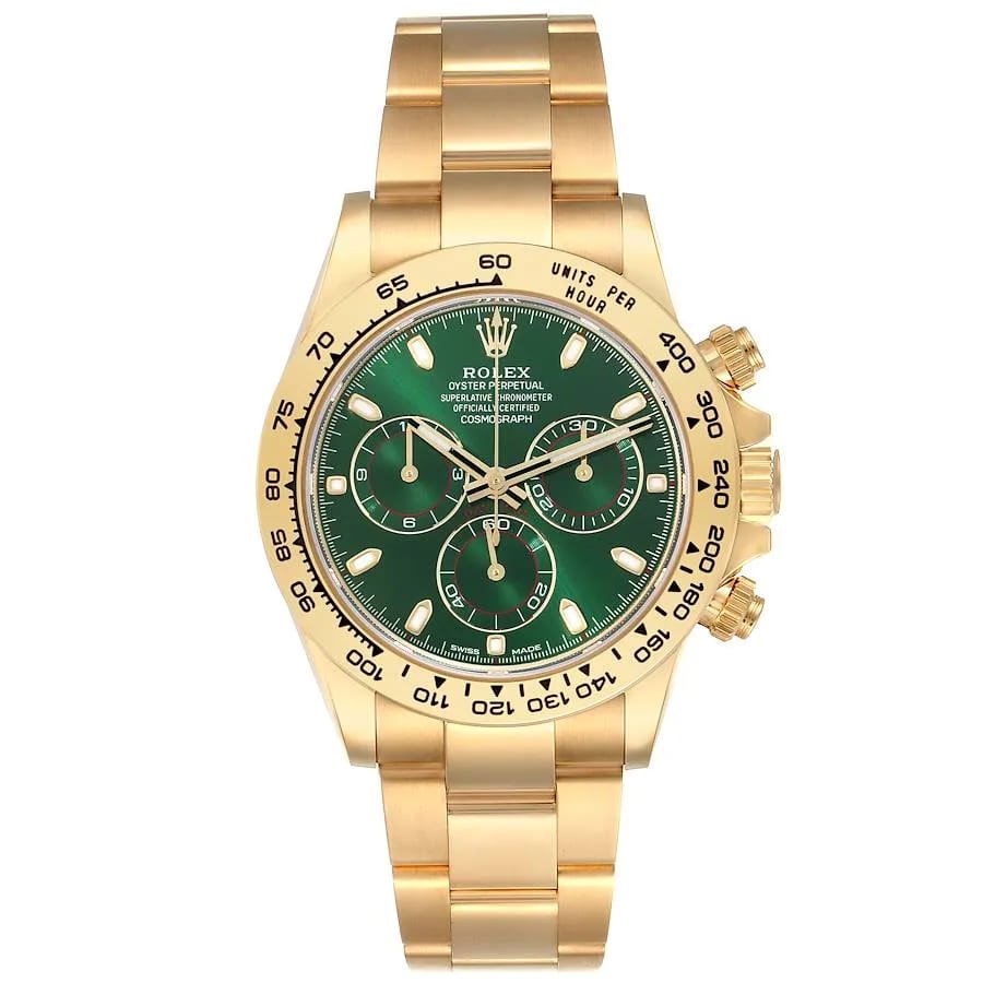 Rolex Daytona Watch For Men Gold And Green Catchy Watches Rolex Daytona Watch For Men Gold And Green Catchy Watches