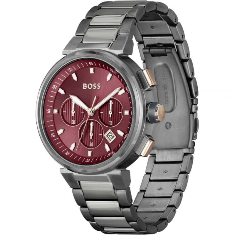 Hugo Boss Men's Watch Burgandy 1514000 - Image 3