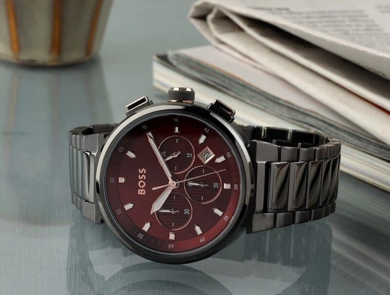Hugo Boss Men's Watch Burgandy 1514000 - Image 7