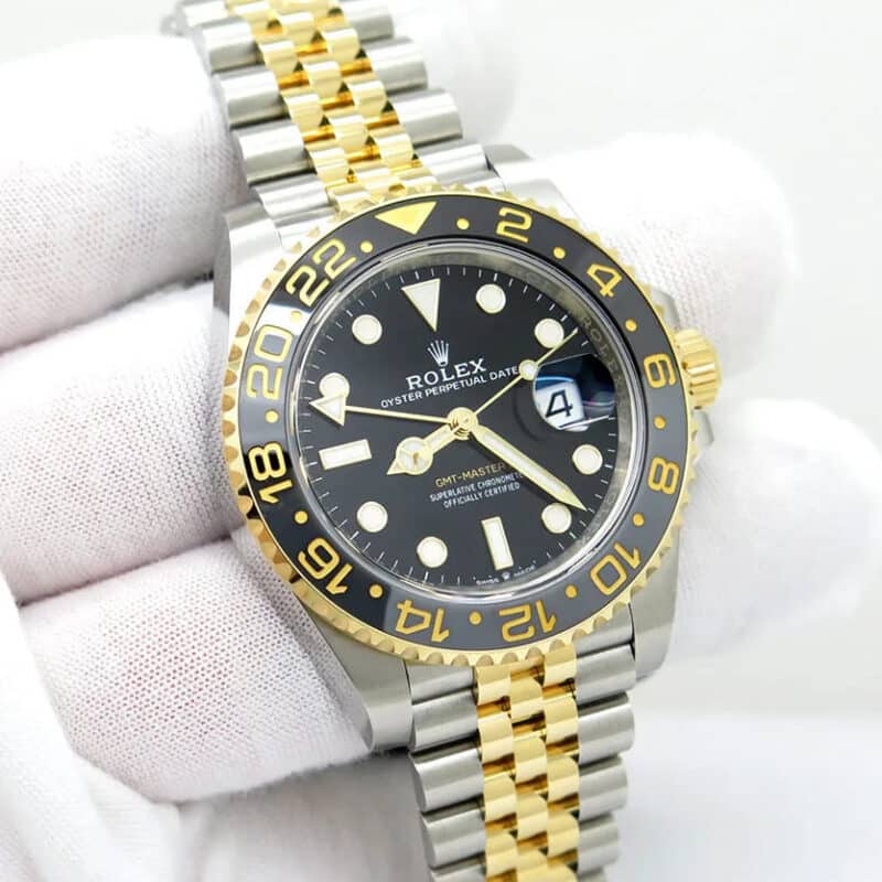 Rolex Watch GMT-Master II For Men Half Gold - Image 4