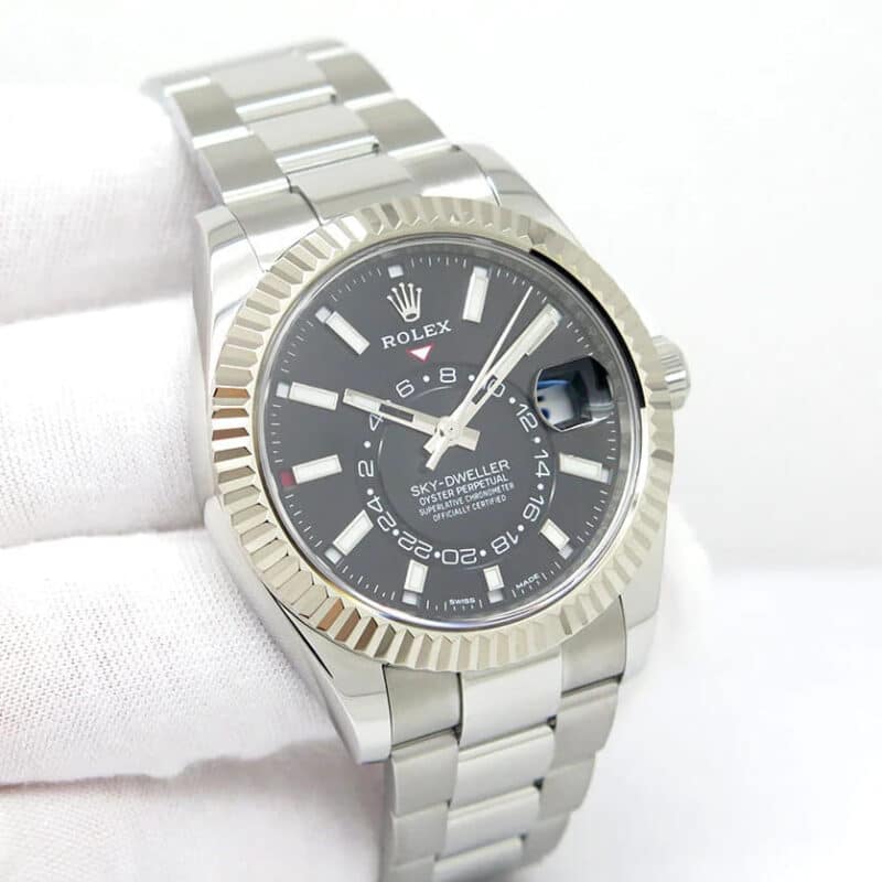 Rolex Sky-Dweller Watch For Unisex Black - Image 2