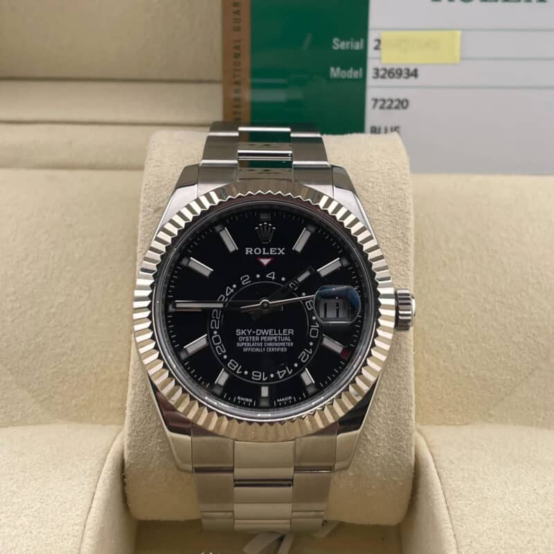 Rolex Sky-Dweller Watch For Unisex Black - Image 5