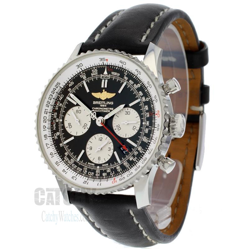 breitling-navitimer-chronograph-watch-leather-black