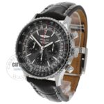Navitimer-Vintage-ساعه-برتلينج-رجالى-بعدادات-مينا-اسود-واوستيك-جلد-طبيعى-فى-مصر