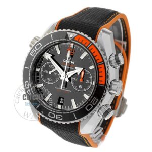 omega-watch-seamaster-Planet-ocean-grey-rubber-strap-color-balck-dial-automatic