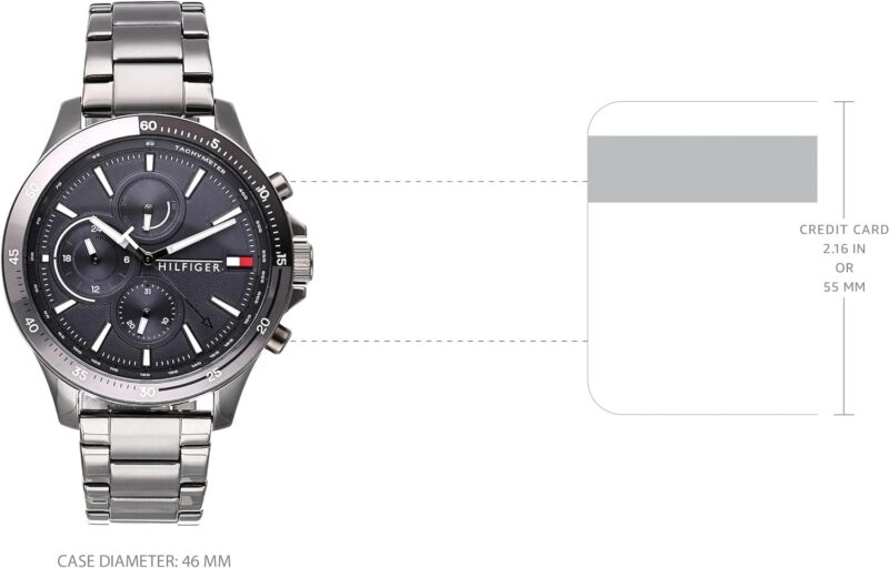 Original Tommy Hilfiger Men's Watch Bank 1791719 - Image 13
