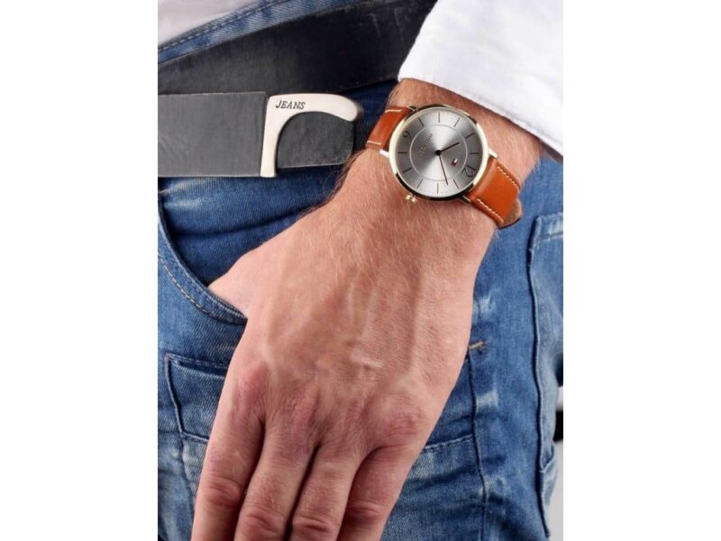 Original Tommy Hilfiger Unisex Watch Ultra Slim 1710353 - Image 8
