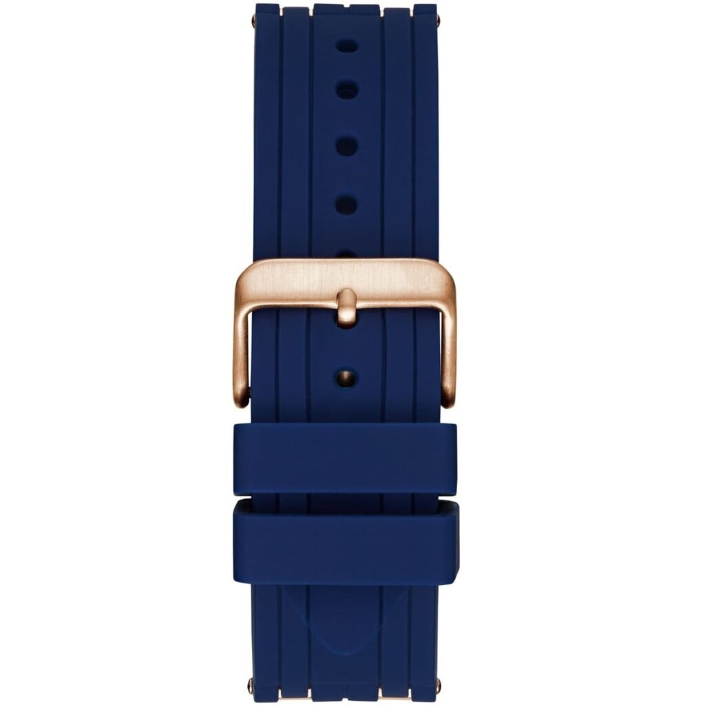 Guess Oasis Black Dial Two Tone Steel Strap Watch for Men - W0366G3