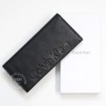 Calvin Klein Tall Long Wallet Black Color