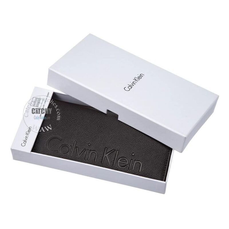 Calvin Klein Tall Long Wallet Black Color - Image 3