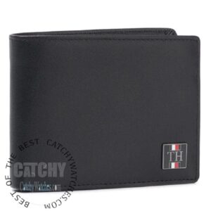 tommy-hilfiger-wallet-genunie-leather-black-color-mirror-original-gift-box