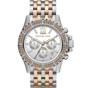 original-michael-kors-everest-chronograph-silver-dial-tritone-ladies-watch-mk5876