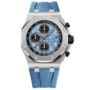 audemars-piguet-watch-blue-strap-dial-for-men-rubber-strap