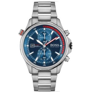 1513823-original-hugo-boss-watch-metal-silver-strap-blue-dial-globetrot-egypt