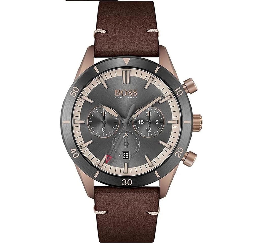 original-Hugo-Boss-1513861-Mens-Chronograph-Quartz-Brown-Leather-Strap-Grey-Dial-Watch-egypt
